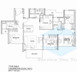 Blossom Residences (D23), Condominium #203864301